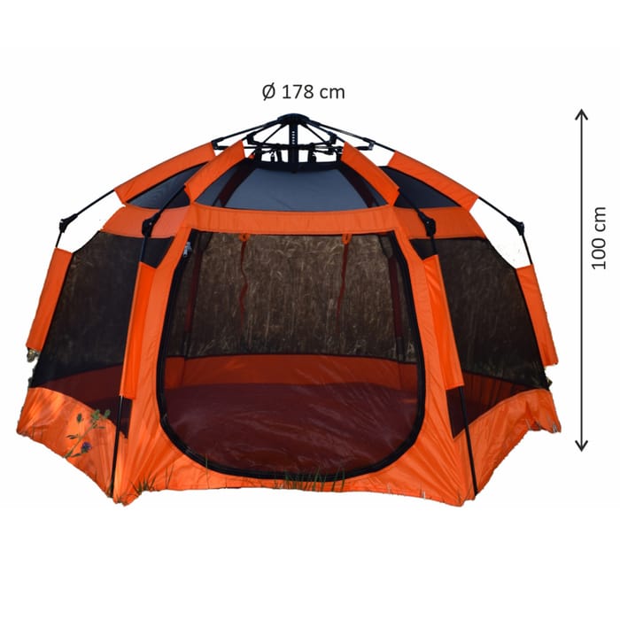 Pop-Up Playpen/Hideaway Ø178 cm - Orange