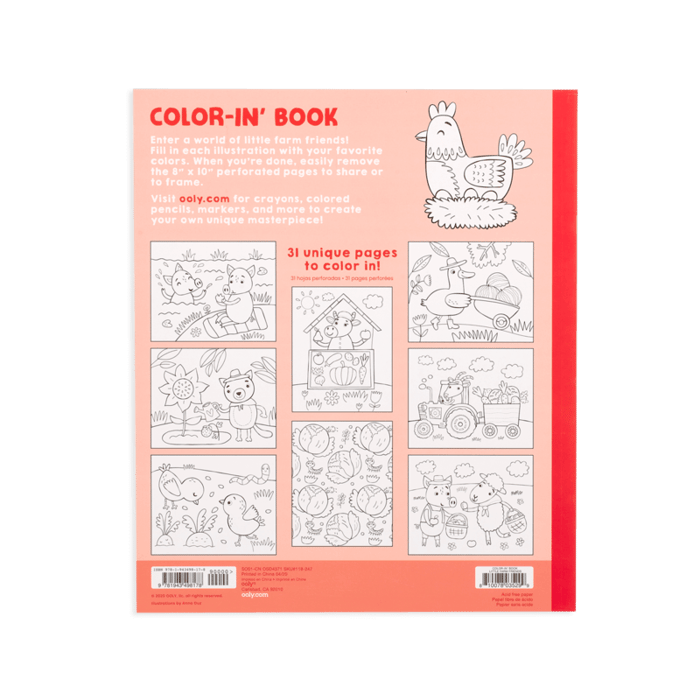 Colouring Book - Little Farm Friends