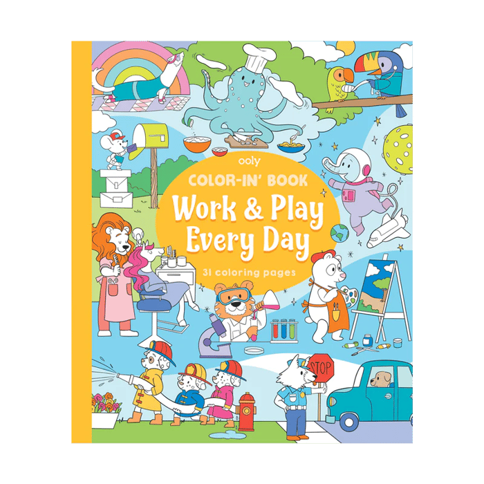 Colouring Book - Work & Play Every Day