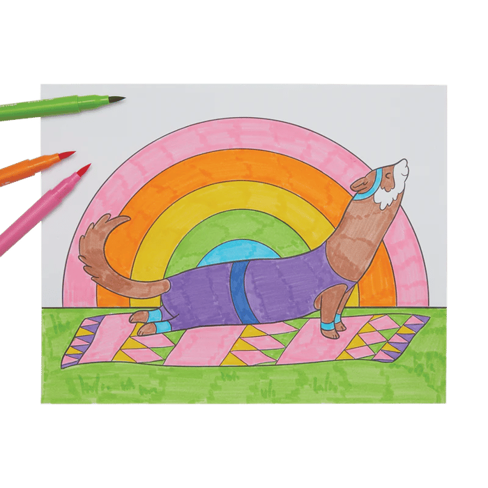 Colouring Book - Work & Play Every Day