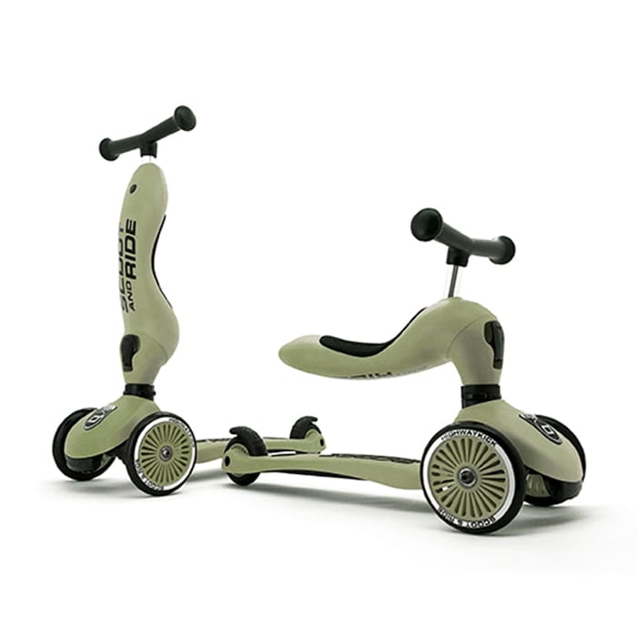 Scooter/Balance Bike - Highwaykick 1, Olive