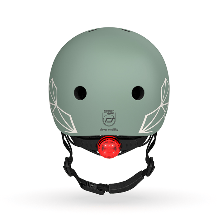 Baby/Toddler Bike Helmet, 45-51 cm - Green Lines