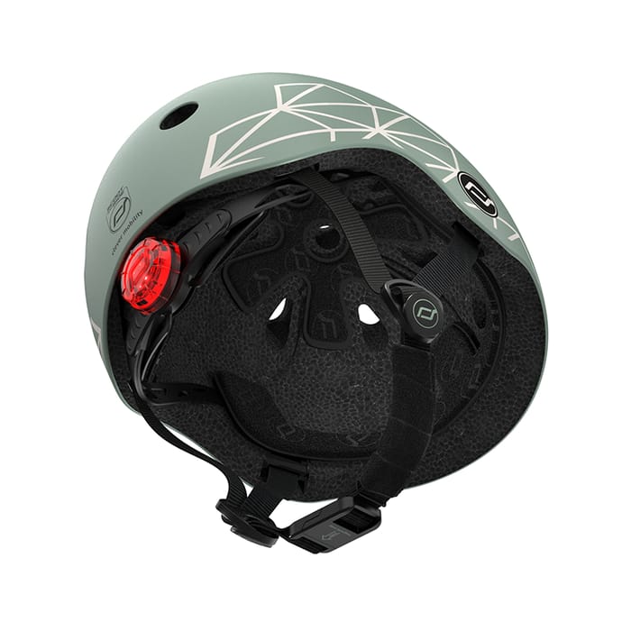 Baby/Toddler Bike Helmet, 45-51 cm - Green Lines