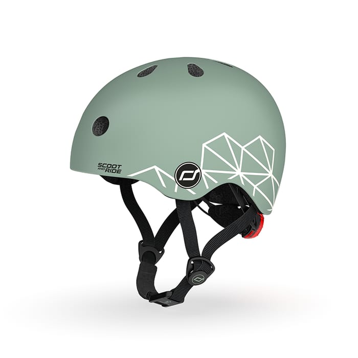 Baby/Toddler Bike Helmet, 45-51 cm - Green Lines