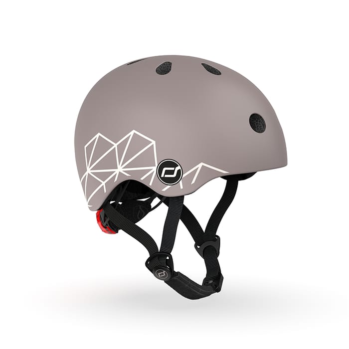 Baby/Toddler Bike Helmet, 45-51 cm - Brown Lines