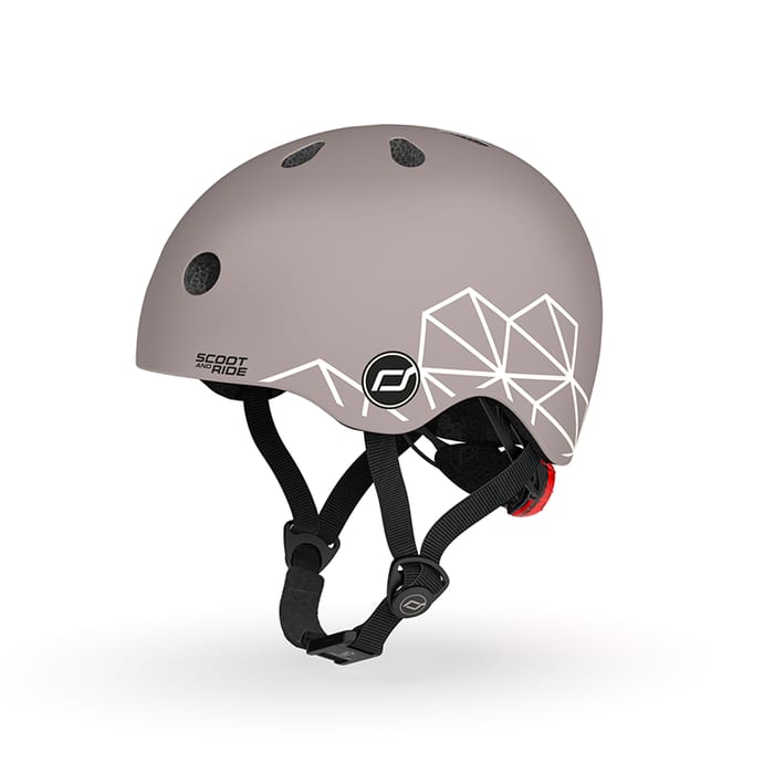 Baby/Toddler Bike Helmet, 45-51 cm - Brown Lines