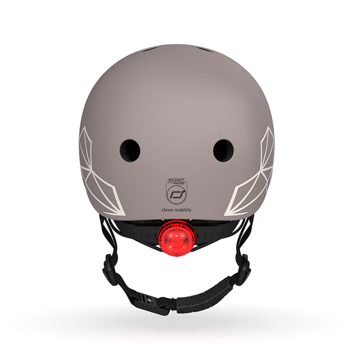 Baby/Toddler Bike Helmet, 45-51 cm - Brown Lines