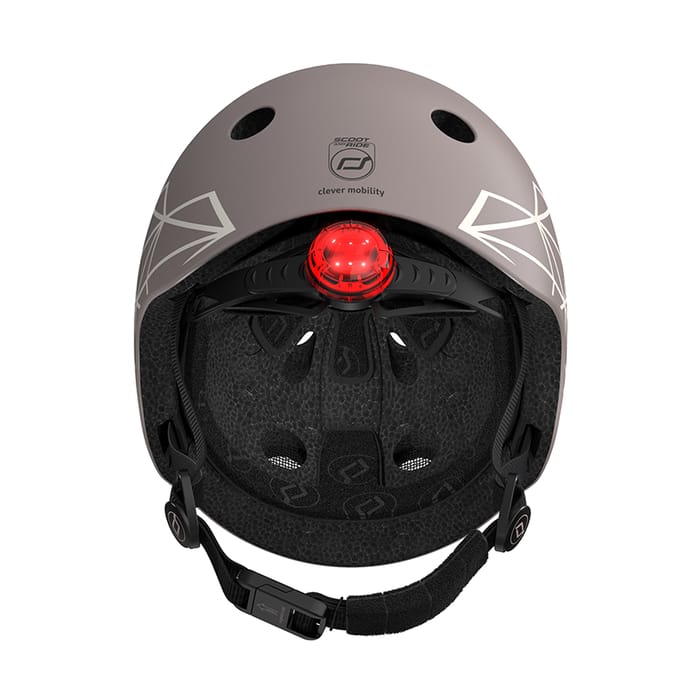 Baby/Toddler Bike Helmet, 45-51 cm - Brown Lines