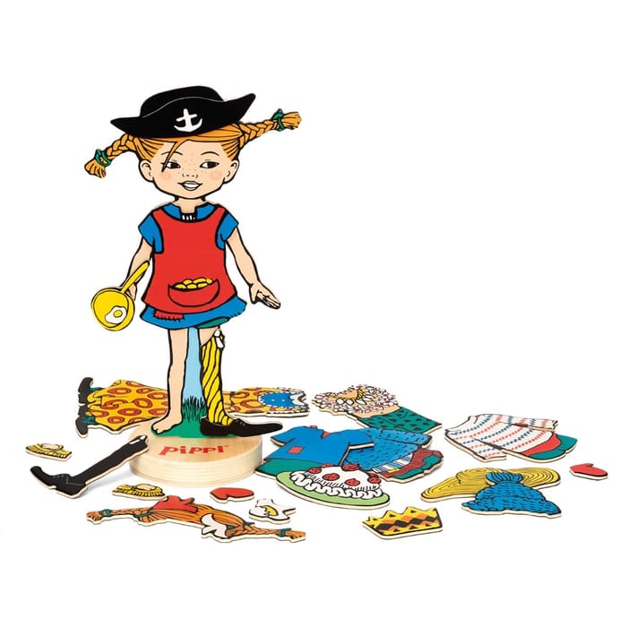 Magnetic Dress-Up Doll, Pippi Longstocking