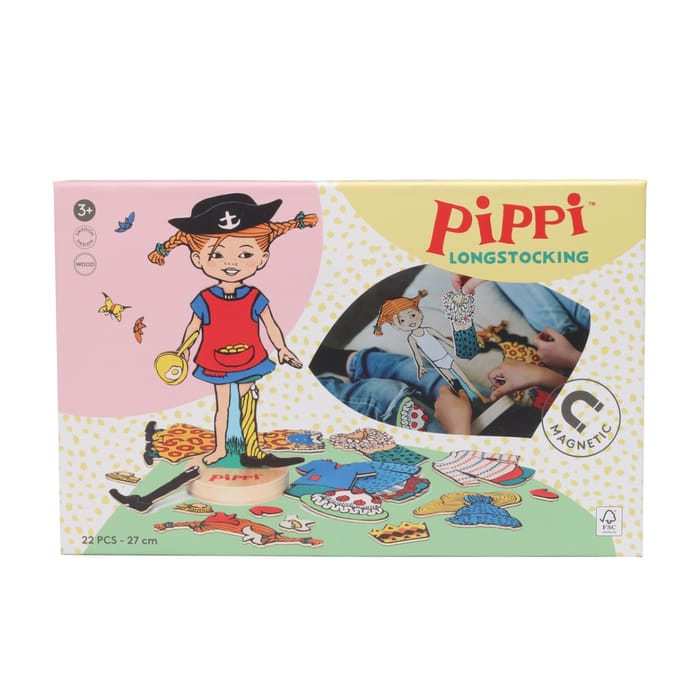Magnetic Dress-Up Doll, Pippi Longstocking