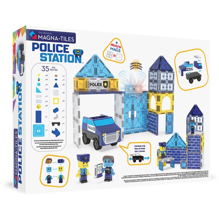 Magna-Tiles | Police Station, 36 pcs