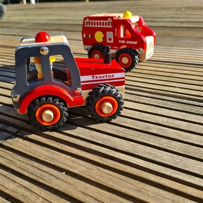 Tractor with Rubber Wheels
