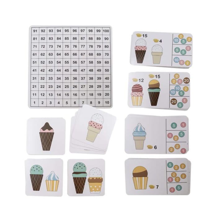 Math Ice Cream Shop, 113 pcs