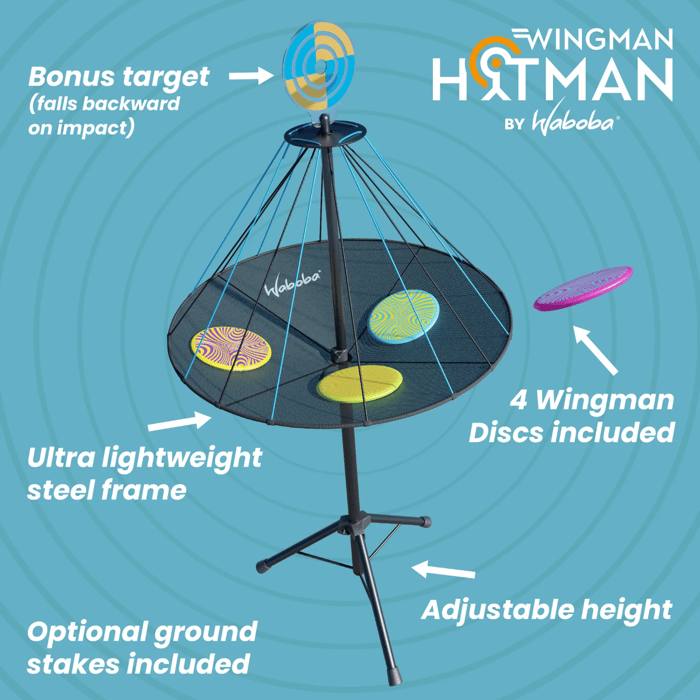 Hitman Flying Disc Target Game