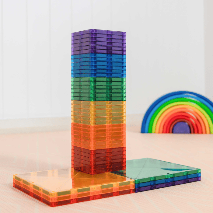 CONNETIX | Rainbow Square Pack, 42 pcs