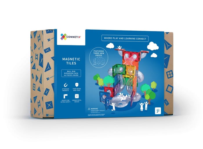 CONNETIX | Rainbow Ball Run Expansion Pack, 66 pcs