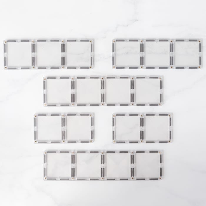 CONNETIX | Clear Rectangle Pack, 12 pcs
