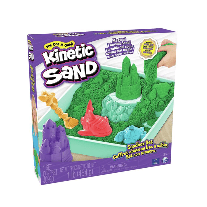 Kinetic Sand® - Sandbox Set, Green, 454 grams