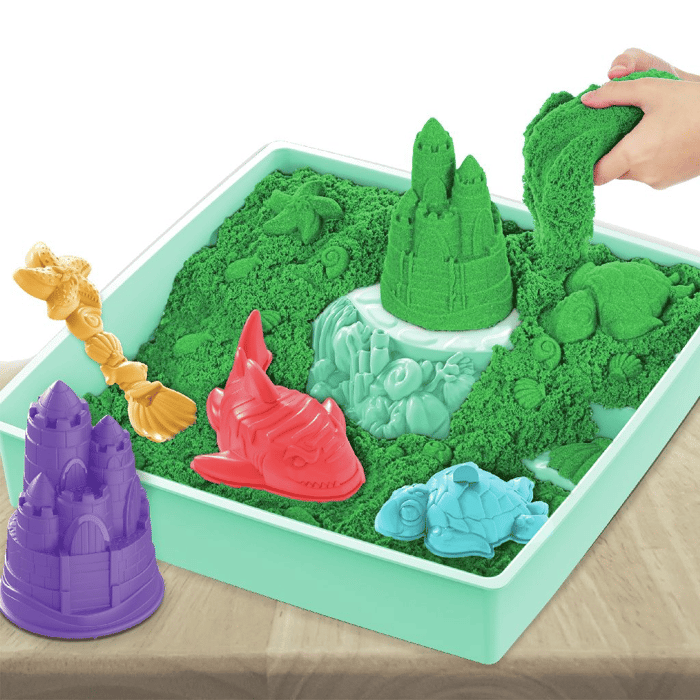 Kinetic Sand® - Sandbox Set, Green, 454 grams