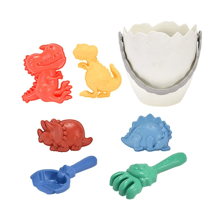 Bucket Set - Dino Egg, 7 pcs