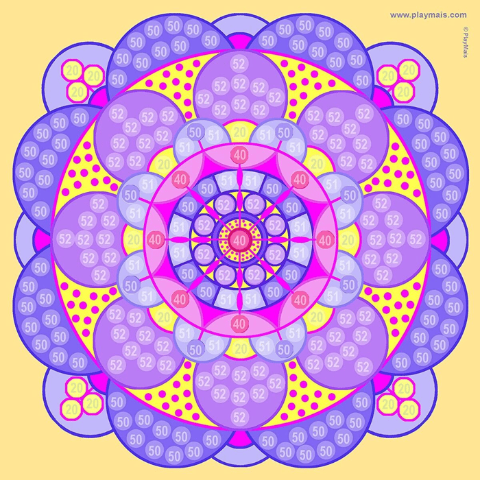 PlayMais Mosaic Trendy - Mandalas, 3000 pcs