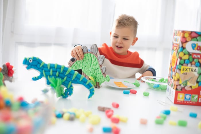 PlayMais Classic Fun To Play - Dinosaurs, 500 pcs
