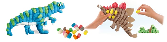 PlayMais Classic Fun To Play - Dinosaurs, 500 pcs