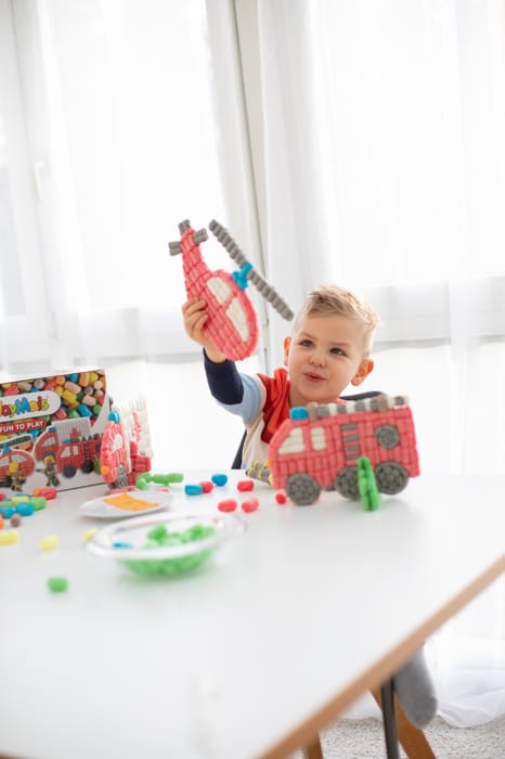 PlayMais Classic Fun To Play - Fire Truck, 500 pcs
