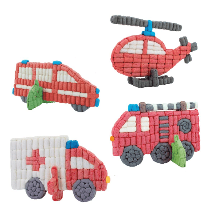 PlayMais Classic Fun To Play - Fire Truck, 500 pcs