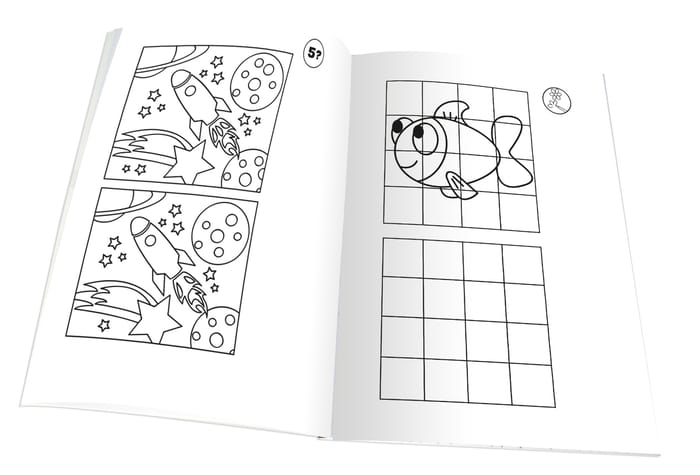 Colouring and Activity Book, 36 pages