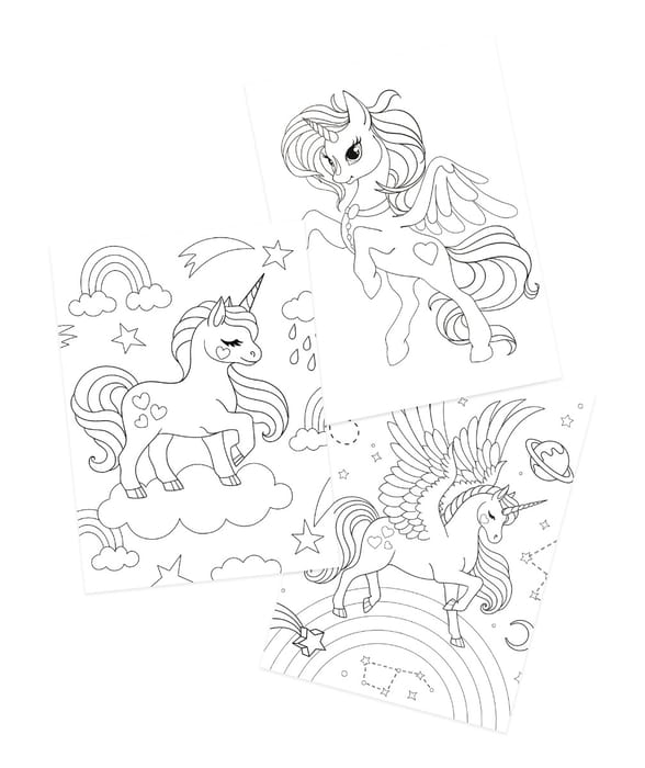 Colouring Book - Unicorns, 36 pages