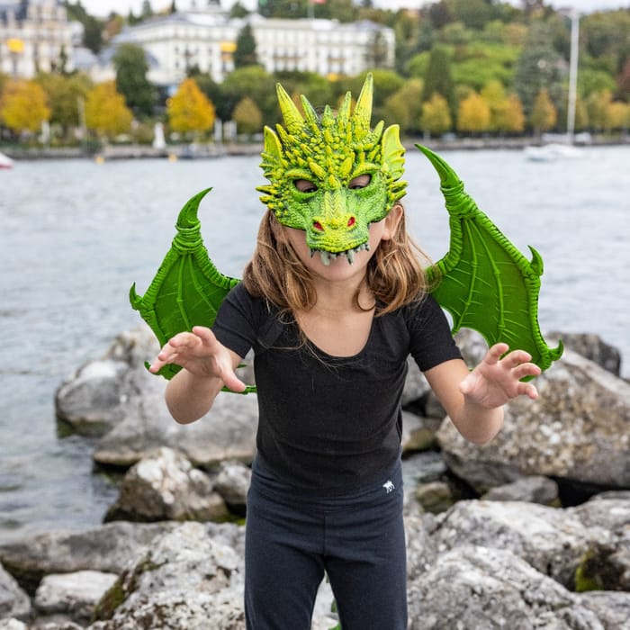 Dragon Mask - Green