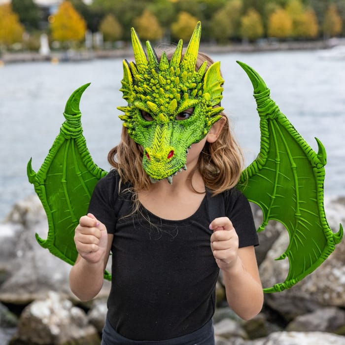 Dragon Mask - Green