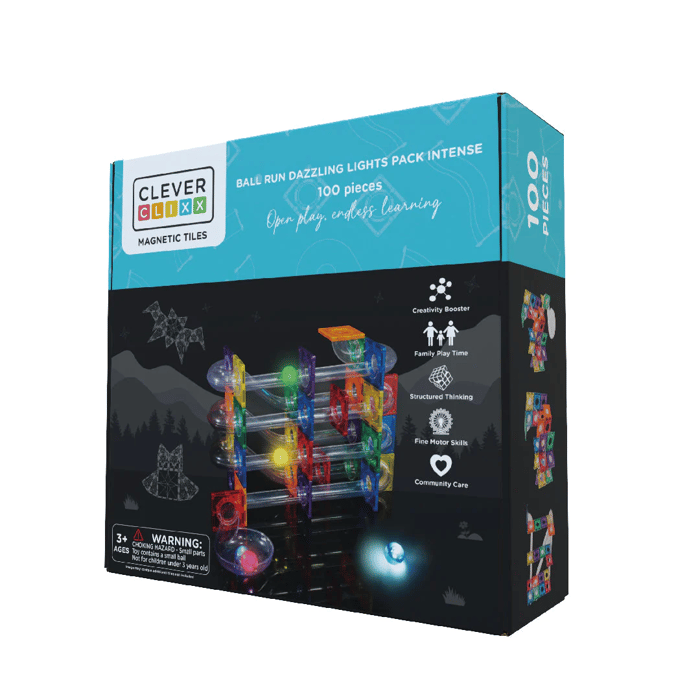 Cleverclixx | Dazzling Lights Ball Run, 100 pcs