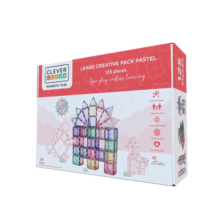 Cleverclixx | Large Pastel Creative Pack, 125 pcs