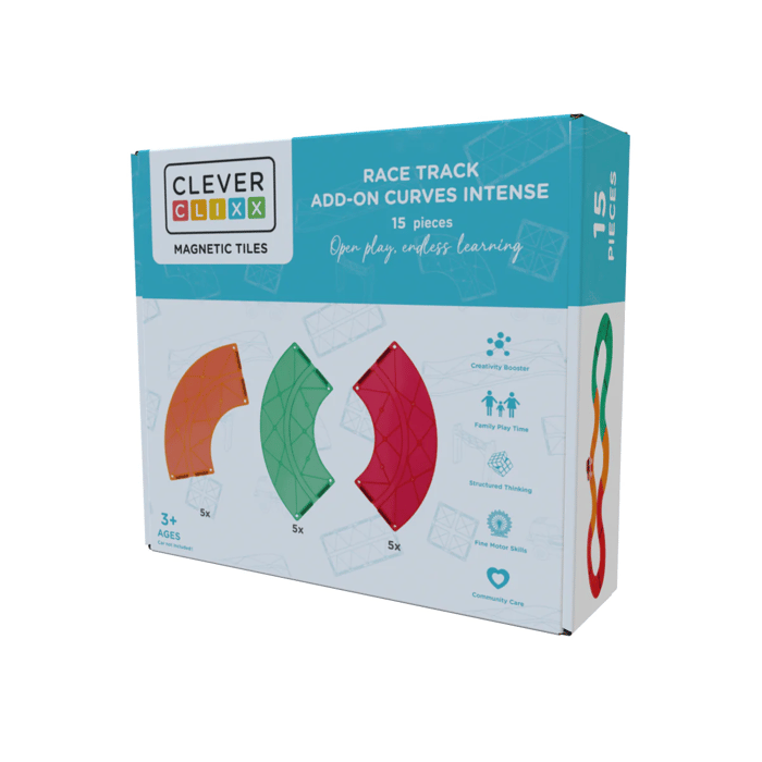 Cleverclixx | Race Track Accs. - Curves, 15 pcs
