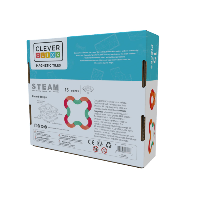 Cleverclixx | Race Track Accs. - Curves, 15 pcs