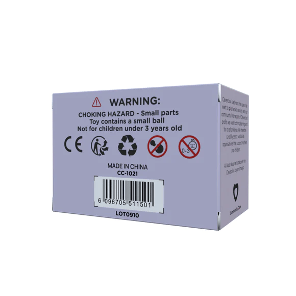 Cleverclixx | Pastel Purple Race Track Car, 1 pc
