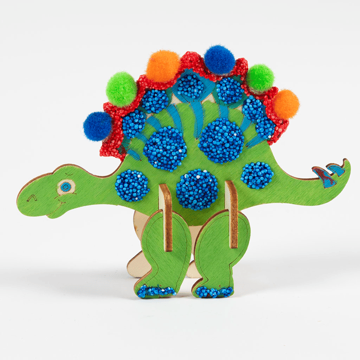 Build & Paint Your Own Wooden Dinosaurs, 3 pcs