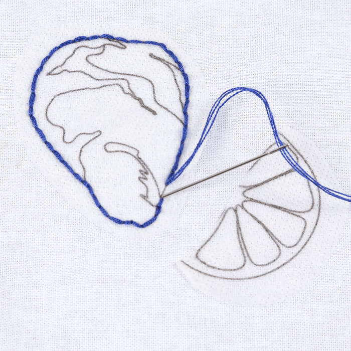 DIY Embroidery Kit - Cloth Napkins, 4 pcs