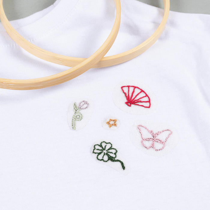 DIY Embroidery Kit - T-Shirts, 2 pcs