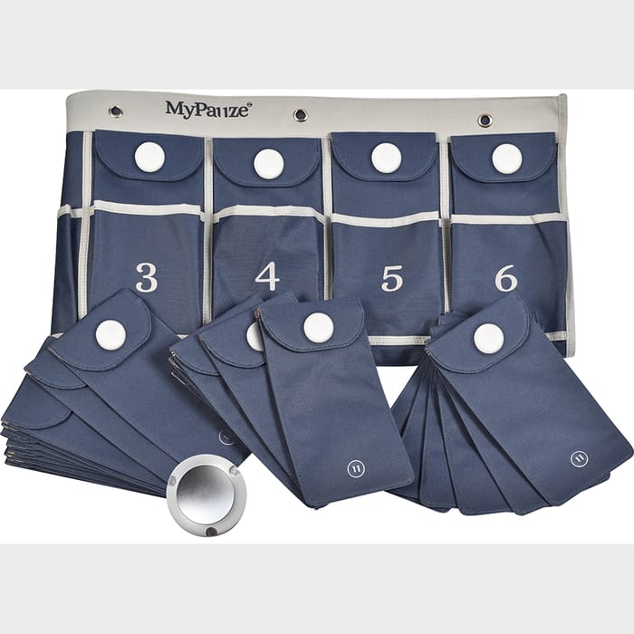 Cell Phone Holder incl. Lockable Blocker Pouches