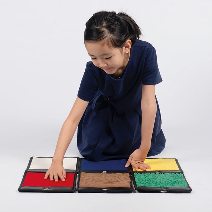 Textured Sensory Mats 20x25 cm, 6 pcs