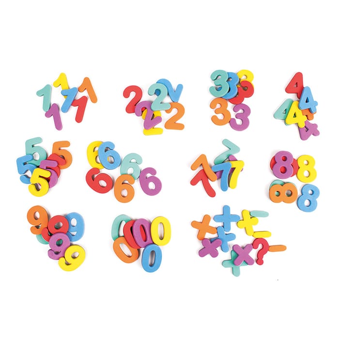 Magnetic Numbers and Symbols, 72 pcs