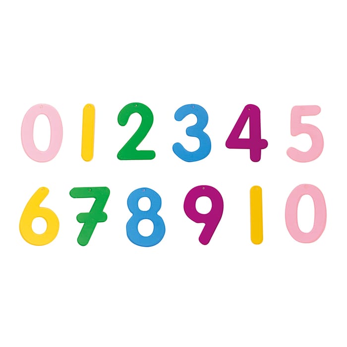Translucent Numbers, 14 pcs