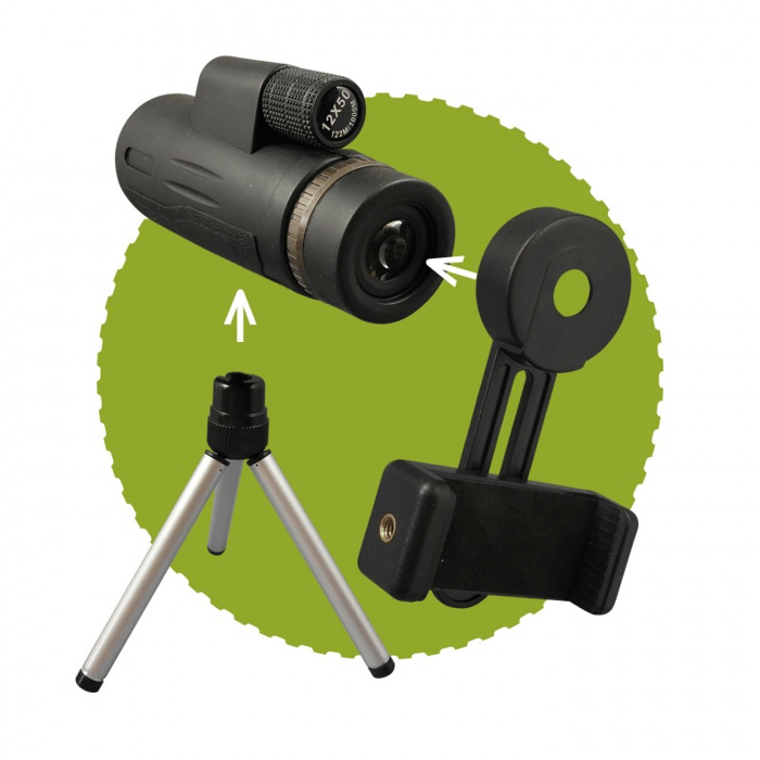 Travel Telescope 12x incl. Smartphone Adaptor