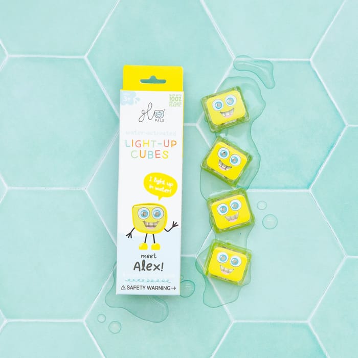 Sensory Light-Up Water Cubes - Alex, 4 pcs