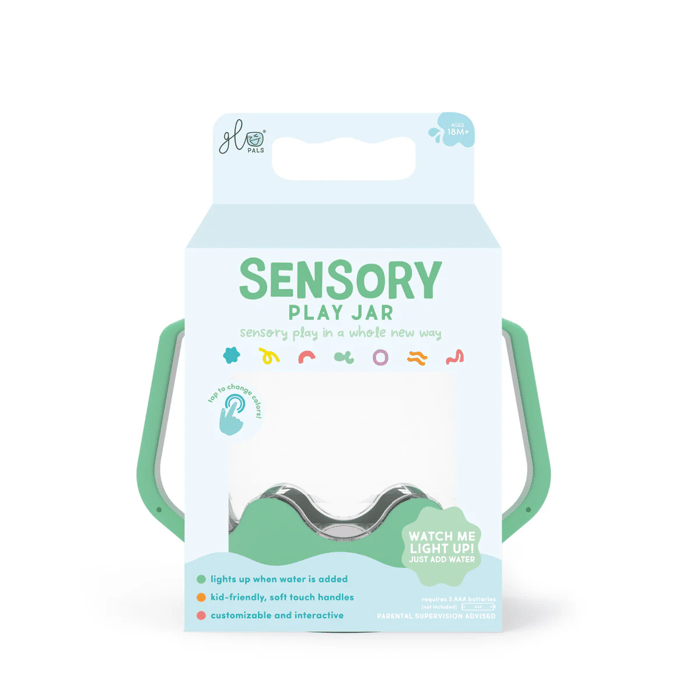 Sensory Light-Up Water Jar - Green