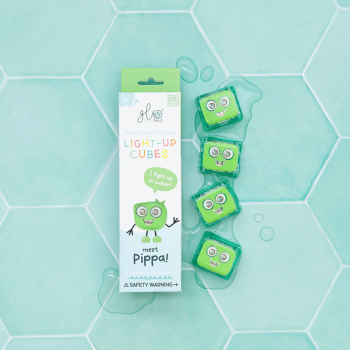 Sensory Light-Up Water Cubes - Pippa, 4 pcs