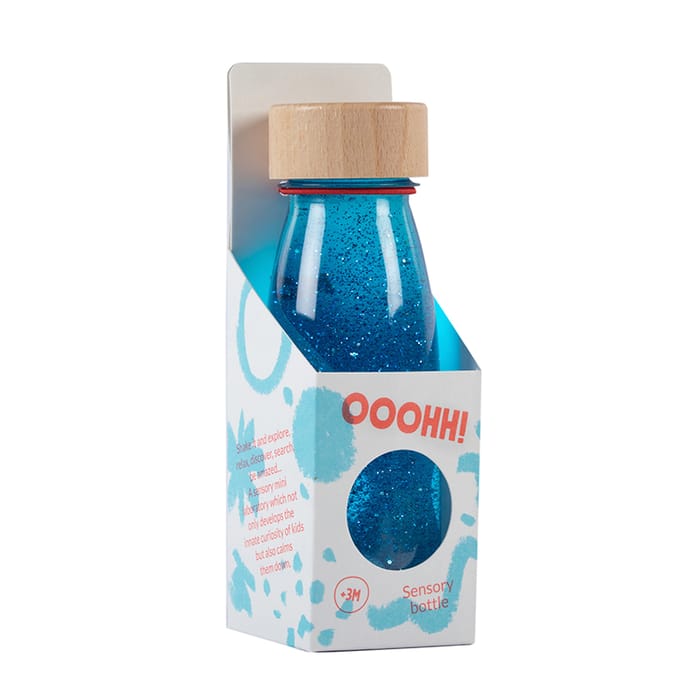 Sensory Bottle - Blue Glitter